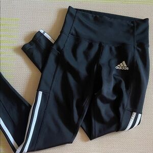 Adidas Black and White Leggings
